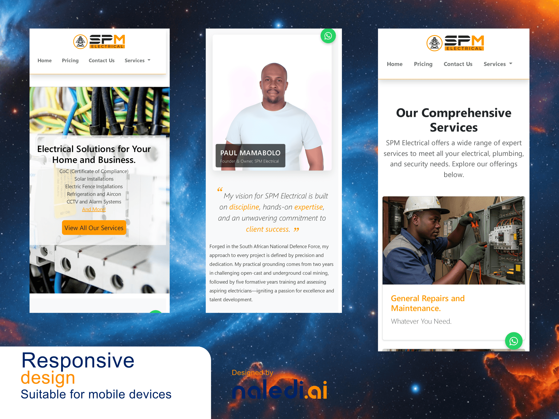 Featured Project Website Screenshot 2